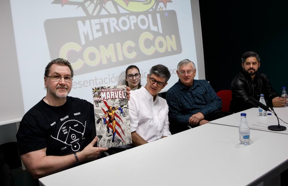 Presentación del cómic Marvel para Metrópoli