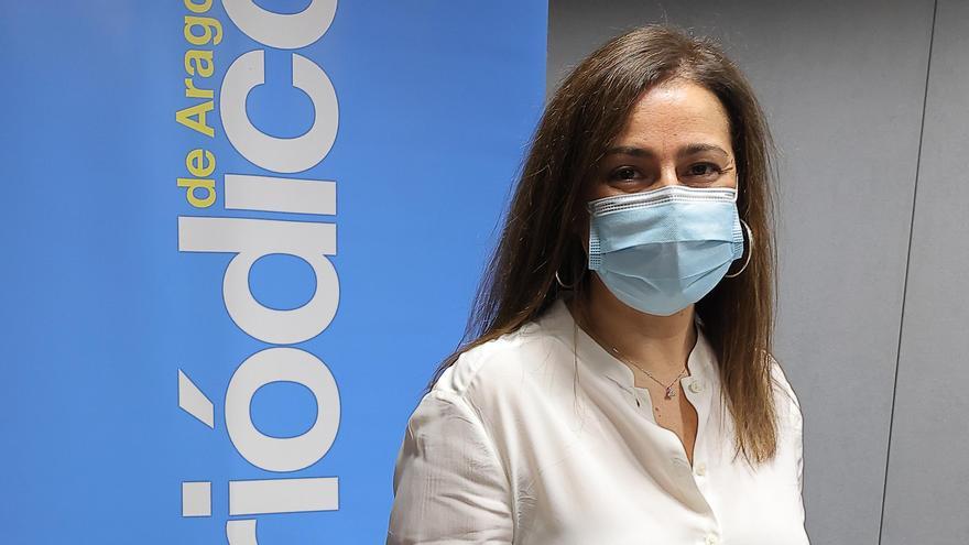 Raquel García Fuentes, presidenta del Colegio Oficial de Farmacéuticos de Zaragoza.