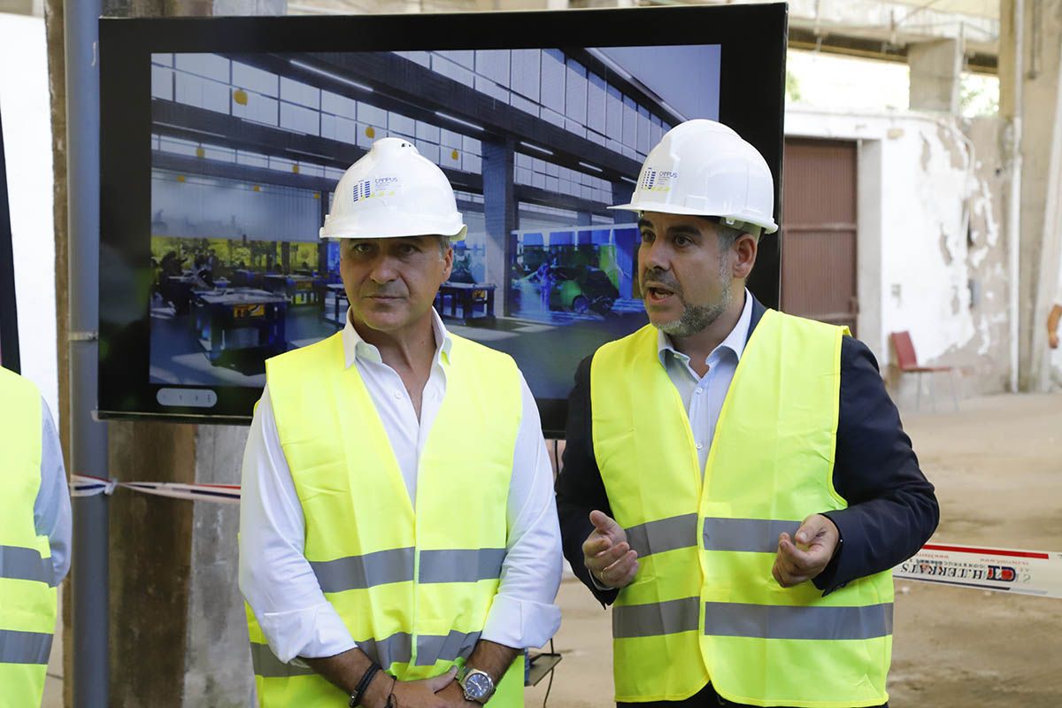 El comienzo de las obras del Campus de FP de Córdoba, en imágenes