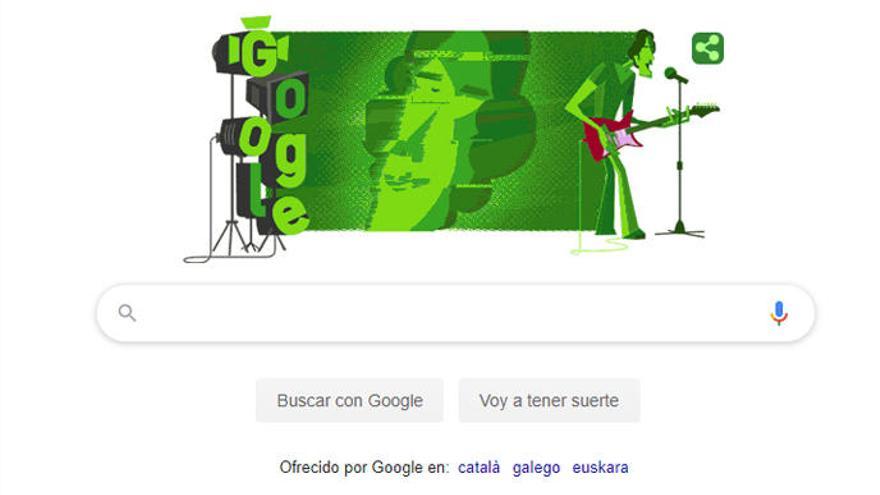 Google dedica su doodle a Luis Alberto Spinetta, mito del rock argentino
