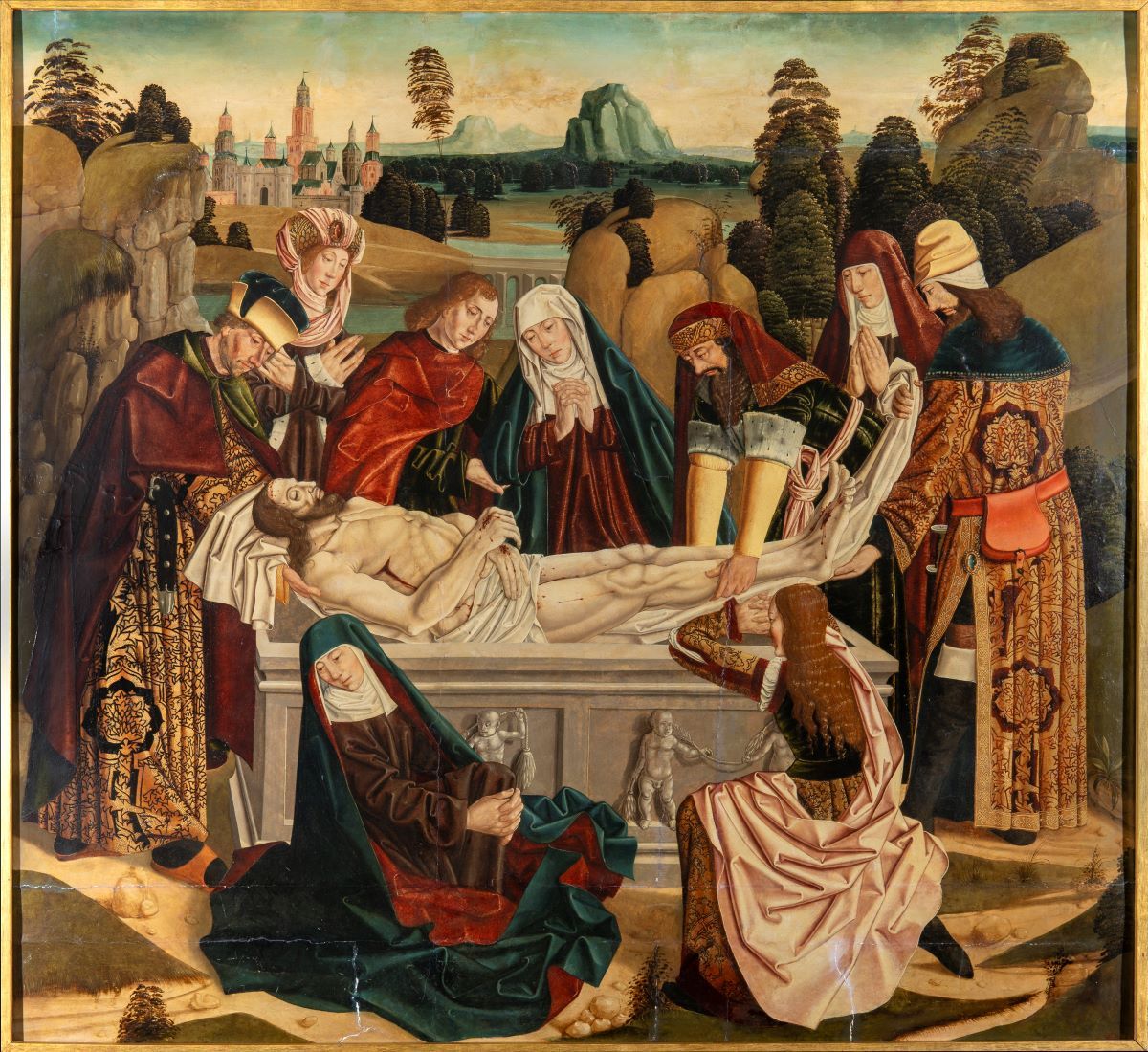 Enterrament de Crist, del Mestre de Burgos, del segle XV.