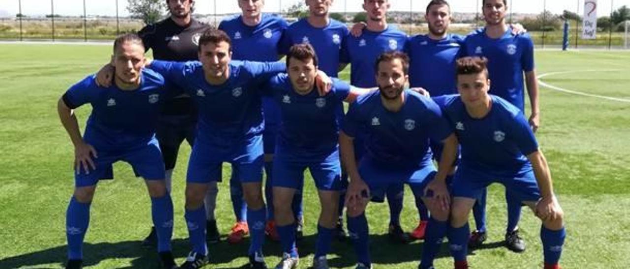 Once inicial del Algemesí en su encuentro de «play off».