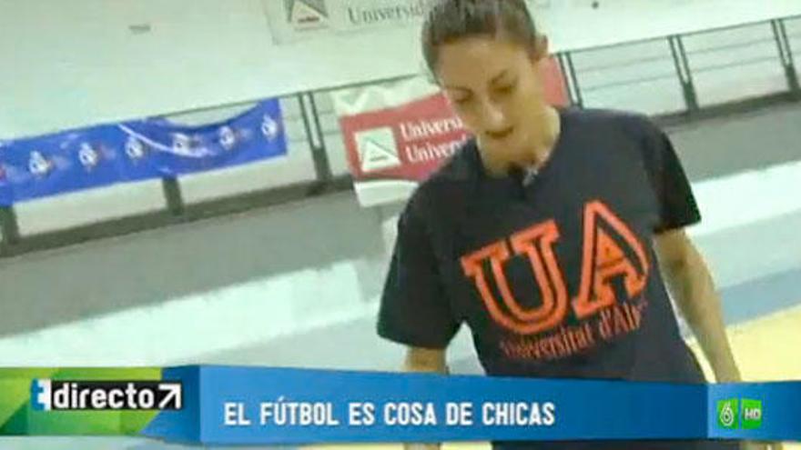 El equipo de fútbol sala femenino de la UA, en La Sexta
