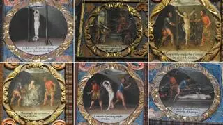 El martirio de Santa Olaya se esconde en la colegiata San Juan Bautista de Gijón