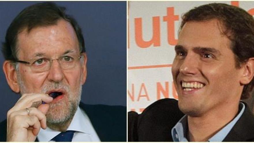 Mariano Rajoy y Albert Rivera.