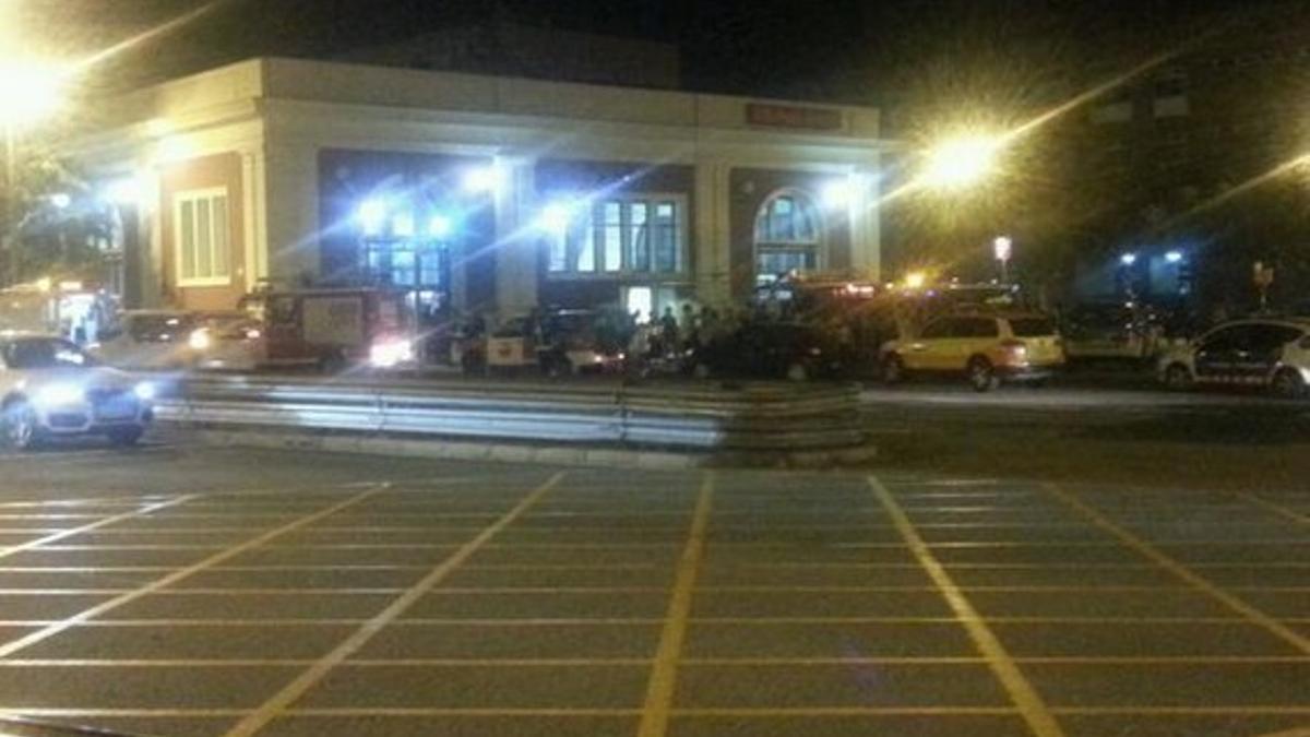 Alarma en la estación de Sant Andreu-Arenal.