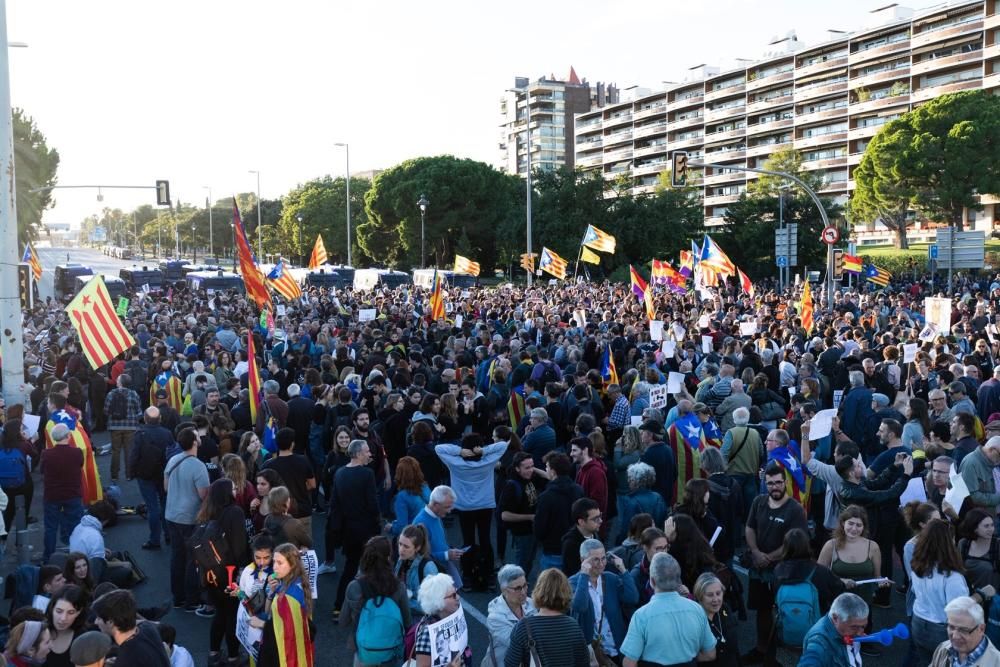 Protestas en los Premios Princesa de Girona