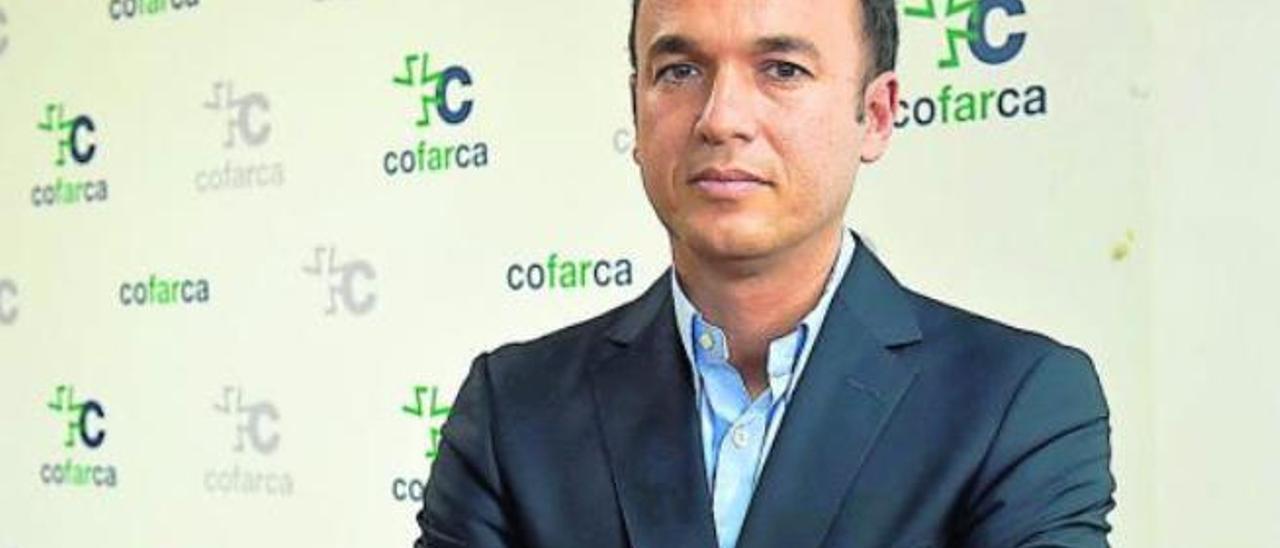 Manuel Valido, presidente de Cofarca, durante la entrevista con LA PROVINCIA.