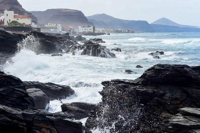 Pleamar en la zona norte de Gran Canaria