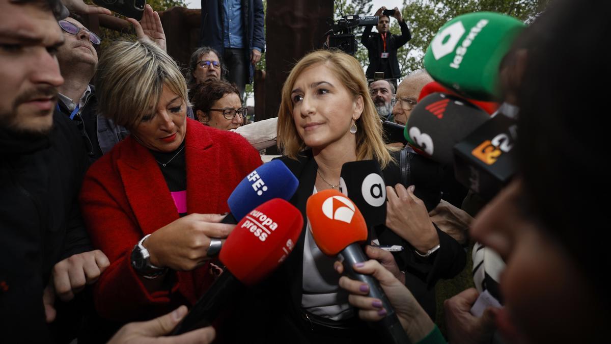 La exconsellera de Justicia e Interior Salomé Pradas, el día de su declaración en la causa de la dana.