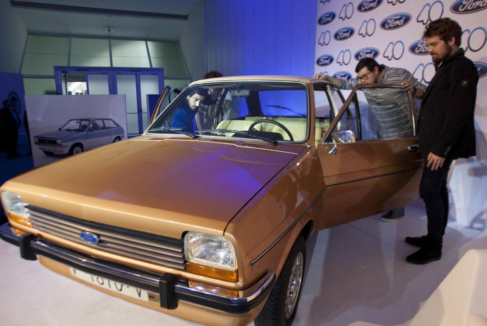 Celebración del 40º aniversario de Ford en Valencia