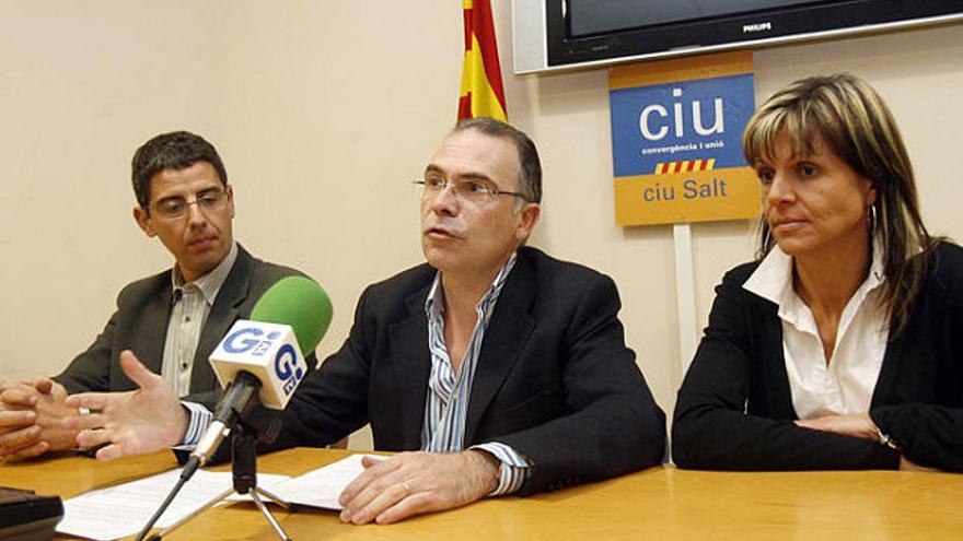 Els representants de CiU de Salt.