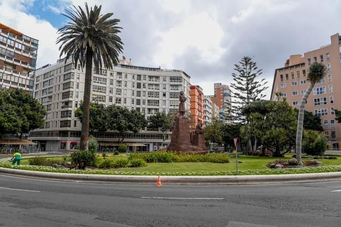 25-03-20 LAS PALMAS DE GRAN CANARIA. CIUDAD. LAS PALMAS DE GRAN CANARIA. Recorrido por la ciudad para vera su desolación.   Fotos: Juan Castro.  | 25/03/2020 | Fotógrafo: Juan Carlos Castro