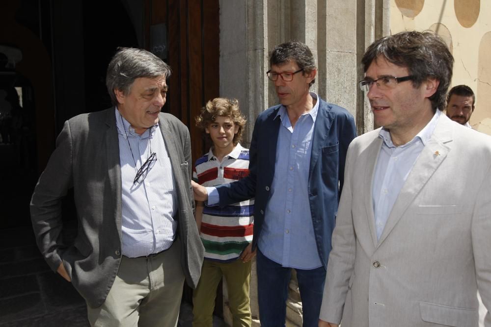 Carles Puigdemont presenta el llibre de Santi Vila a Girona