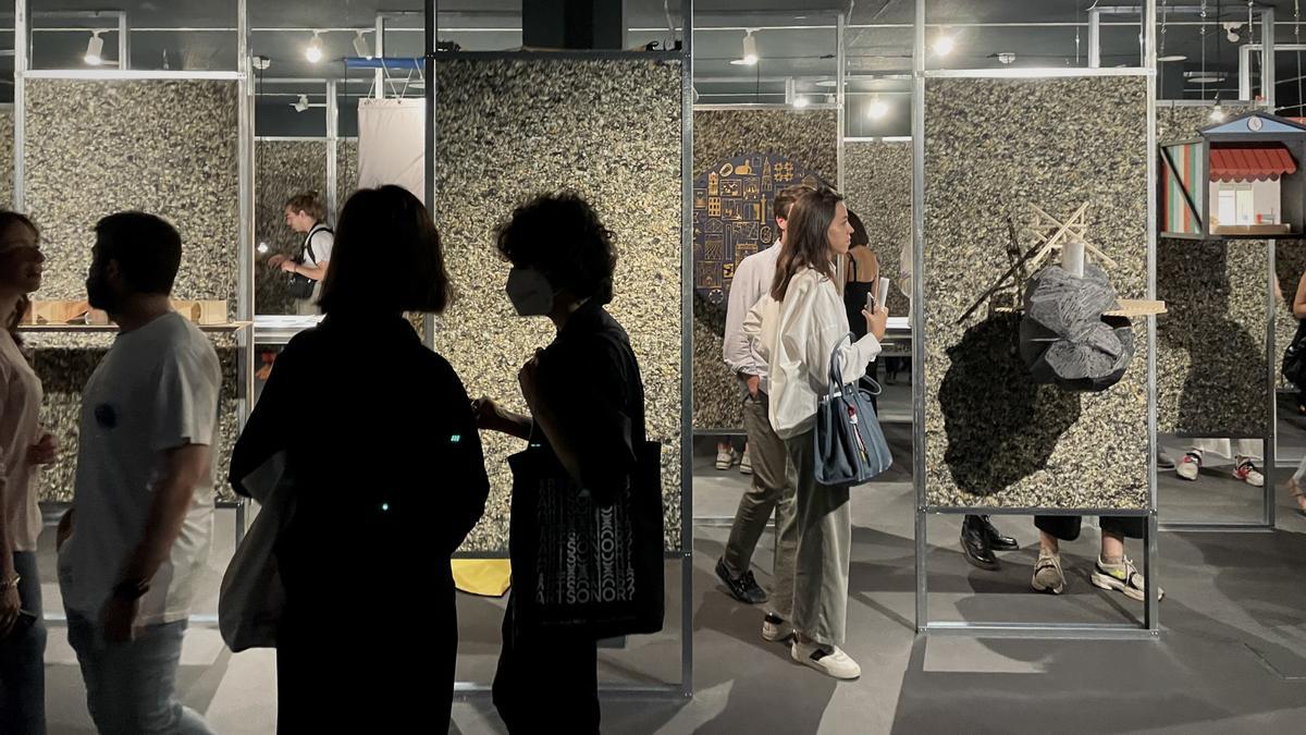 Exposición de Ecosistemas.Zip en la Sala Amadís, en Madrid, donde participa À la sauvette.