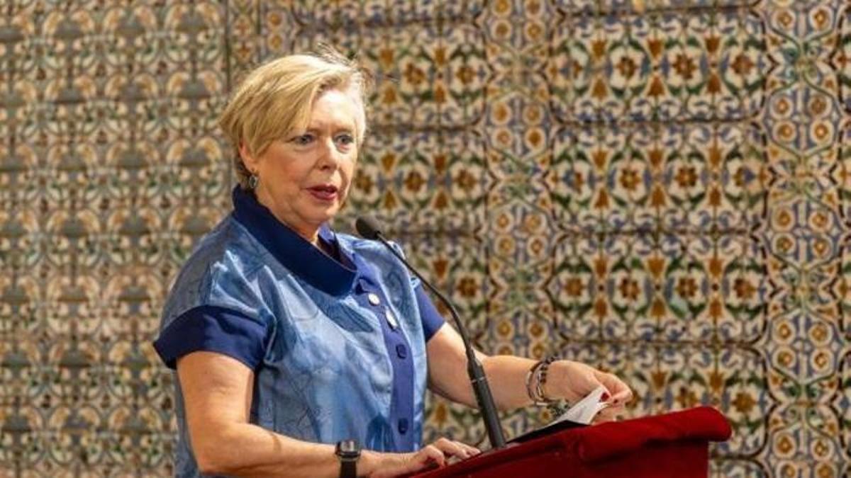 La rectora de la Universidad de Sevilla, Carmen Vargas.