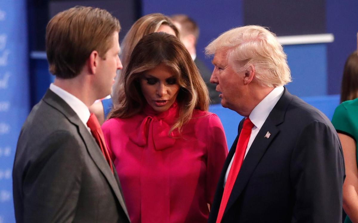 Melania Trump junto a su marido Donald Trump