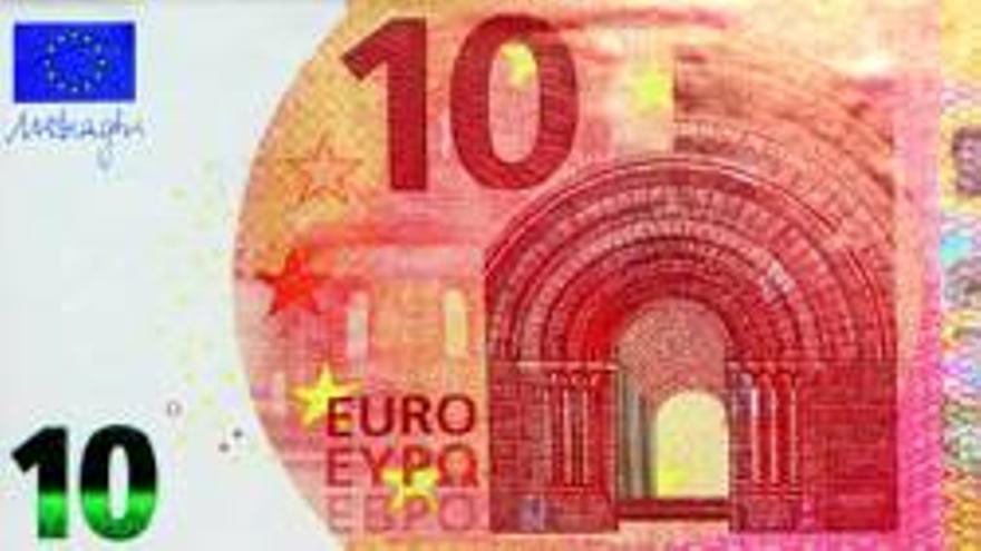 Así es el nuevo billete de 10 euros