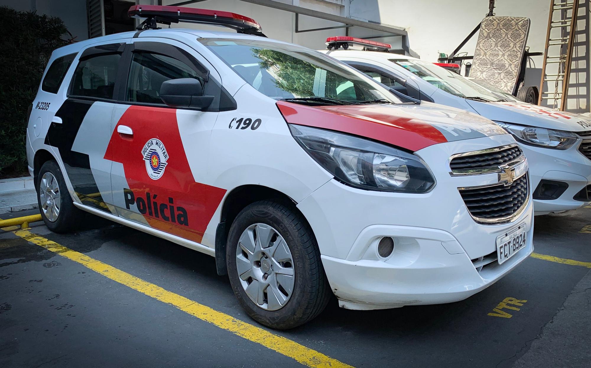 Vehículo de la Policía Militar de Sao Paulo.