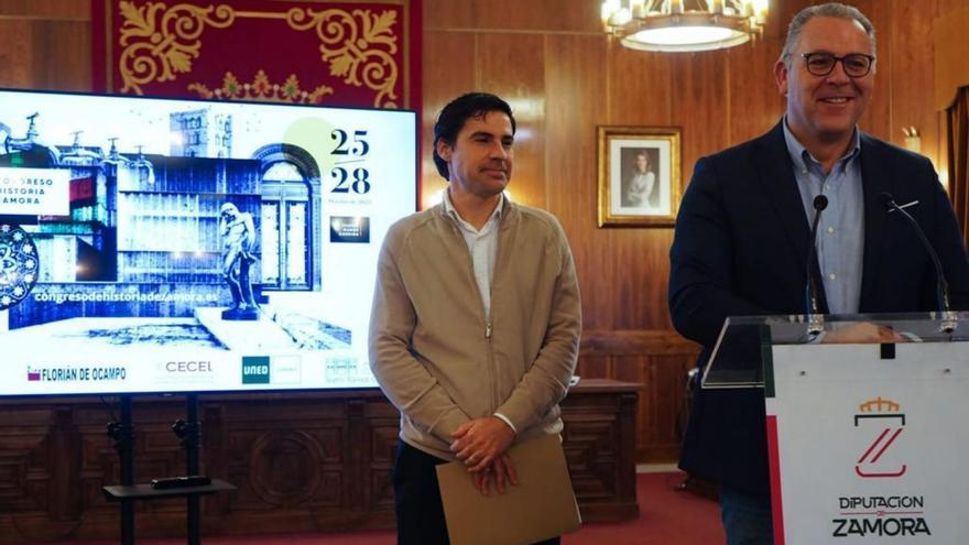 Presentación del III Congreso de Historia de Zamora meses atrás. | J.L.F.