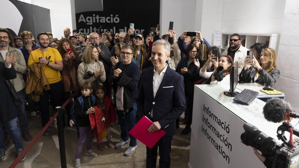 Concentración contra la destitución de Perez Pont, en noviembre de 2023.
