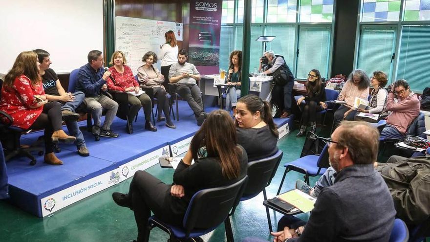 La asamblea abierta celebrada ayer por Somos.