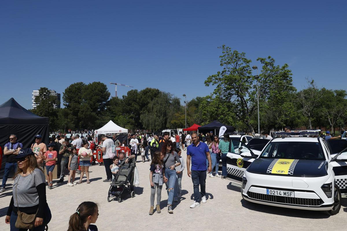 Los visitantes llenaron el parque de La Canaleta.