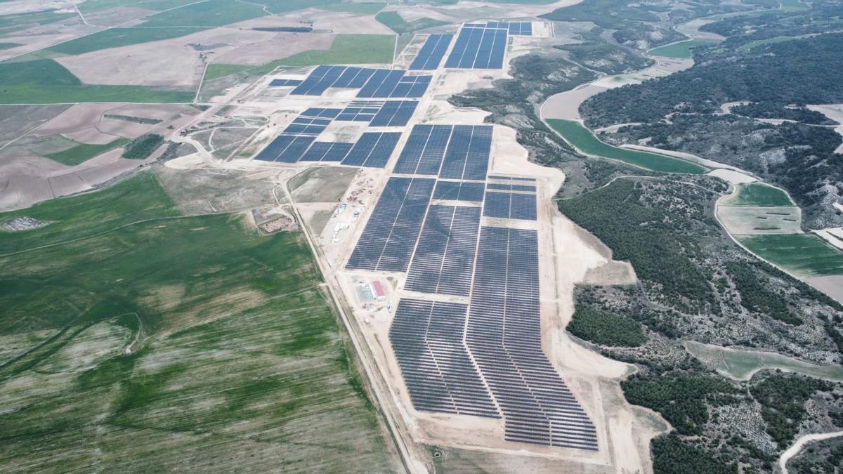 Parque fotovoltaico promovido por Forestalia en San Mateo (Zaragoza)