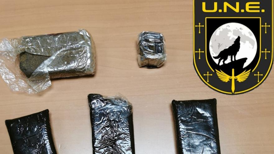 Detenido un individuo por posesión de 300 gramos de hachís en Las Palmas de Gran Canaria