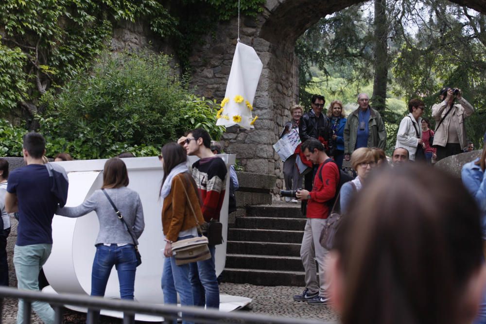 Girona es torna a omplir de visitants el darrer cap de setmana de Temps de Flors