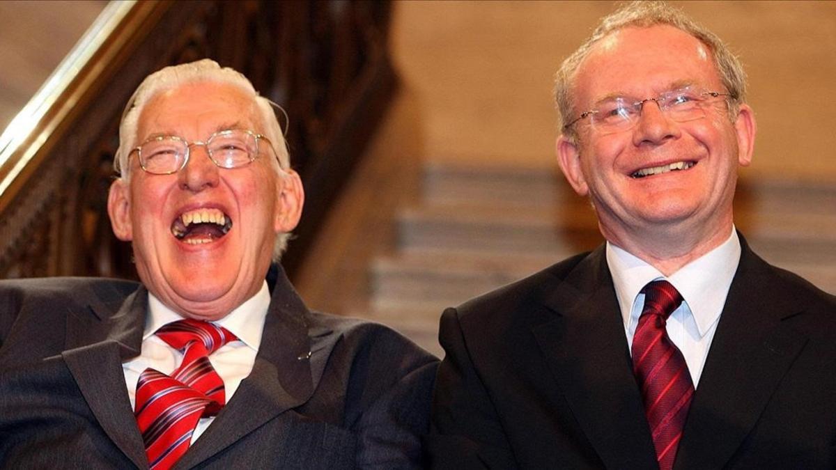 Ian Paisley y Martin McGuinness.