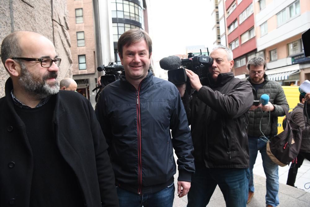 Audiencia previa al juicio sobre el Pazo de Meirás