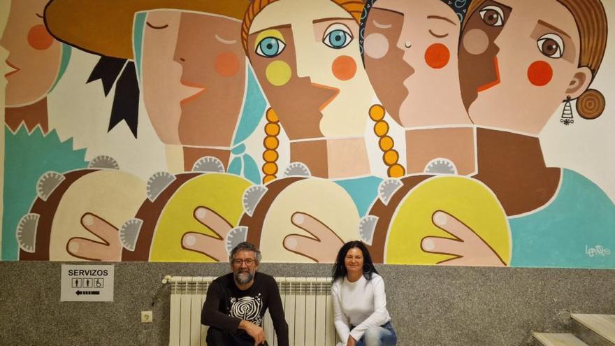 A Xuventude de Cambados ya luce un Leandro Lamas original y muy especial