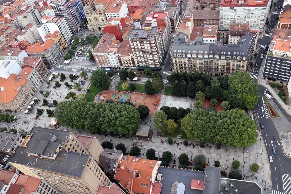 Gijón desde el aire