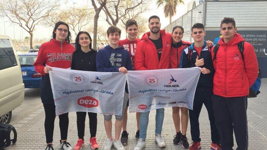 Javier Zorzano lidera al Navial en el Open de Málaga de natación con tres medallas y una mínima del Europeo júnior