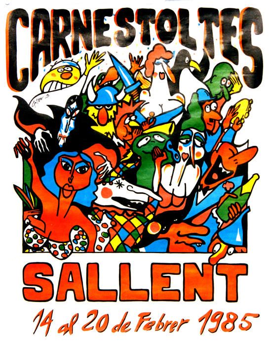 Tots els cartells del Carnaval de Sallent