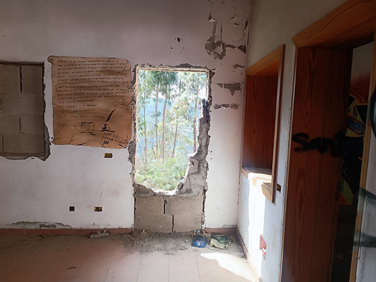 Abandono parador de Firgas