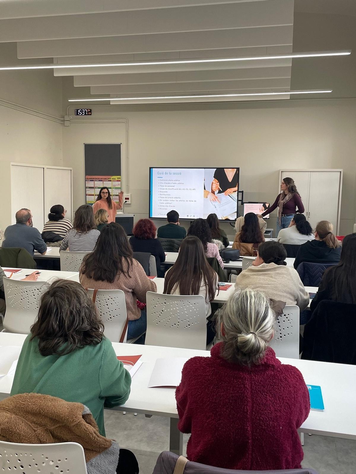 Una sessió del programa d’aquest trimestre.