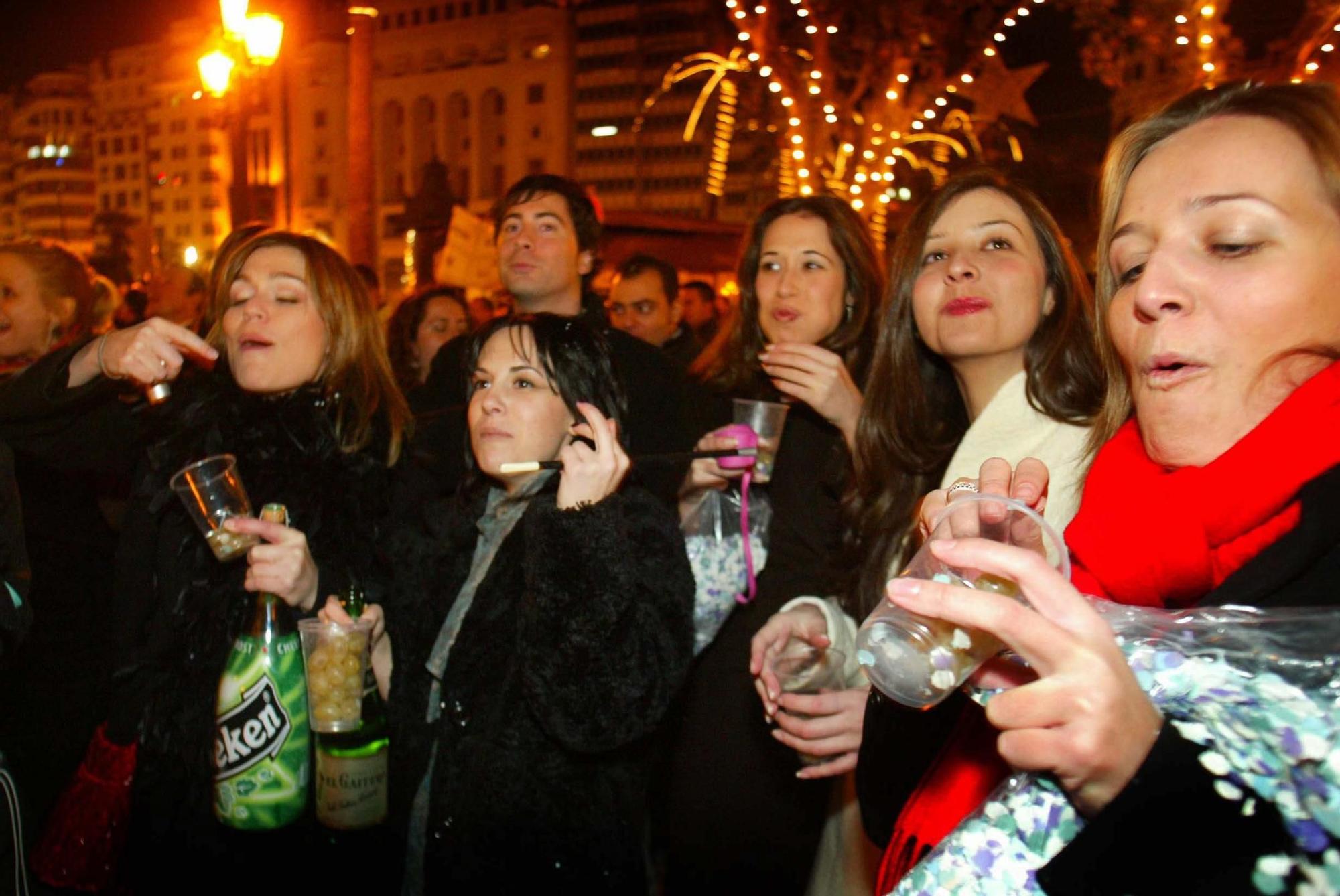 Así vivimos las últimas nocheviejas en València.