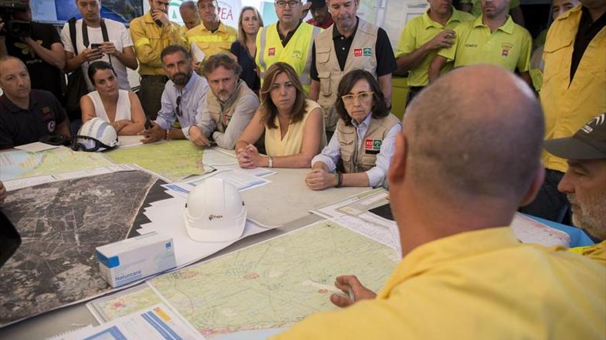 Díaz: «No vamos a permitir que se recalifique ni un metro incendiado»