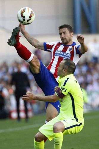 Imágenes del partido entre Atlético y Barcelona