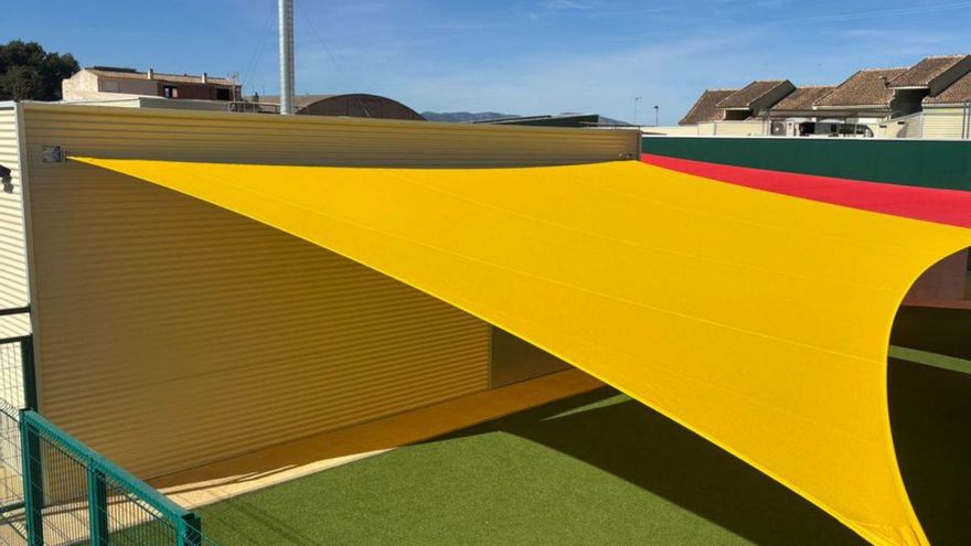 Pliego | Instalación de una nueva zona de sombraje para combatir el calor