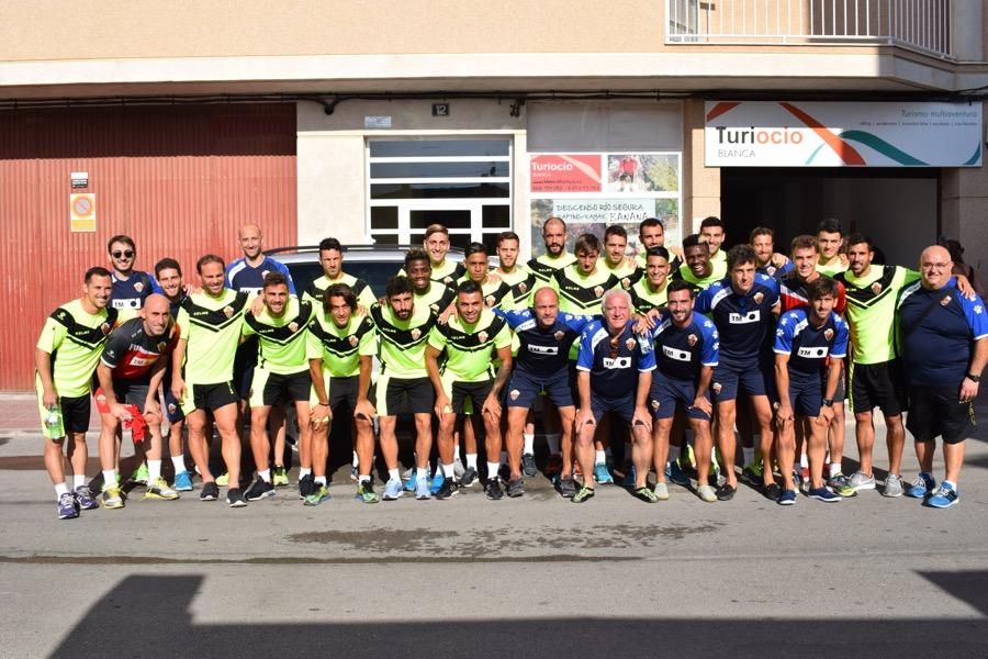 Descanso de la plantilla del Elche