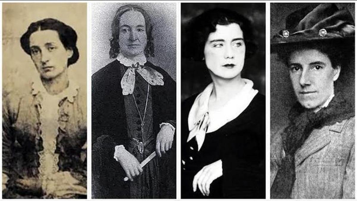 Adele Hugo, Elizabeth Packard, Lucia Joyce i Charlotte Perkins