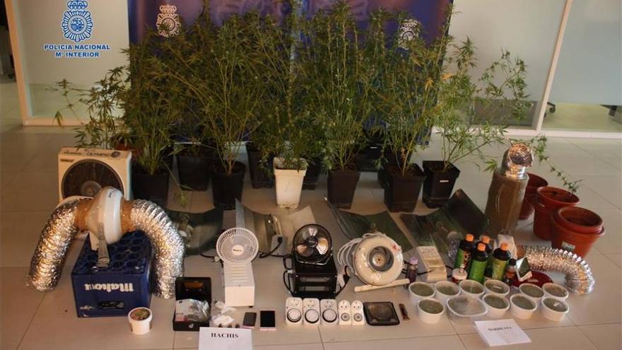 Tres detenidos en Cáceres por traficar con marihuana y hachís