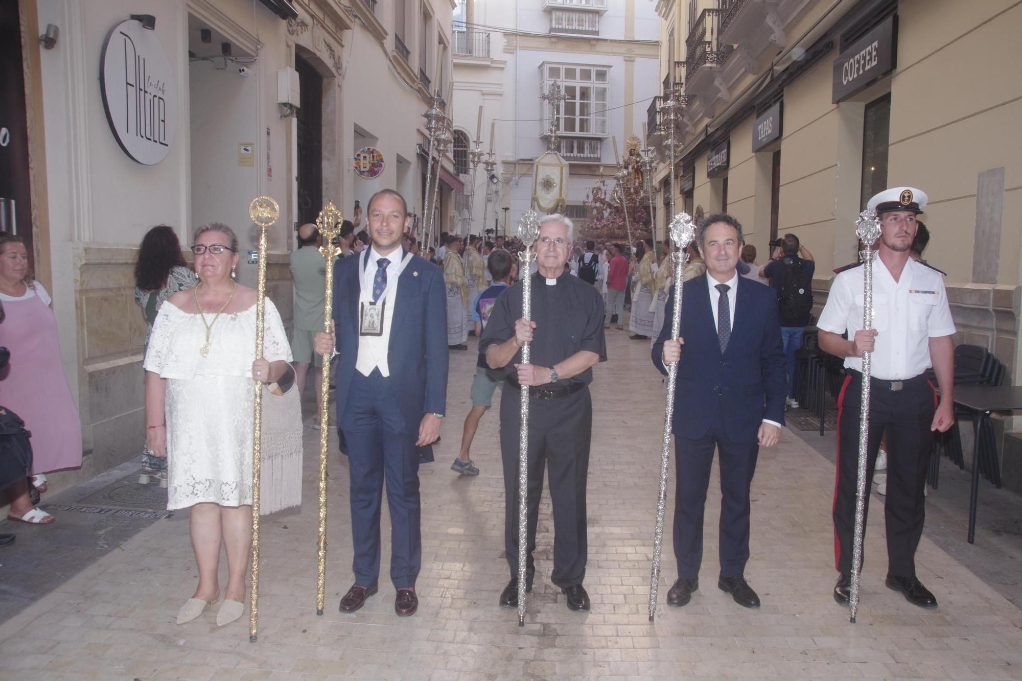 La procesión de la Virgen del Carmen Coronada de El Perchel, en imágenes