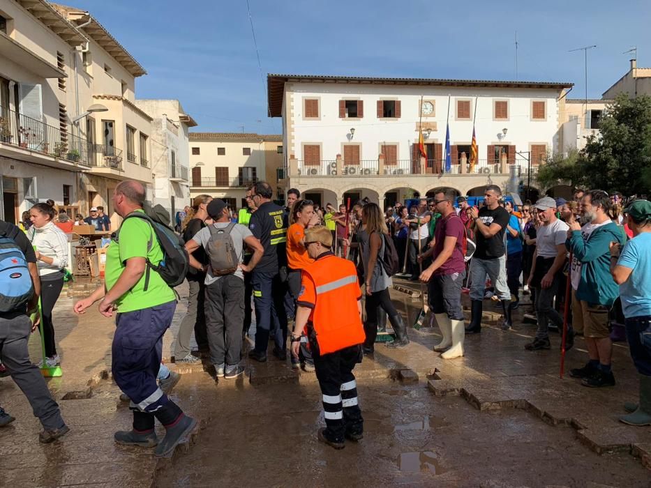 Una riada de solidaridad inunda Sant Llorenç