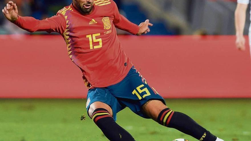 Brais Méndez, durante el partido del pasado domingo ante Bosnia. // Reuters