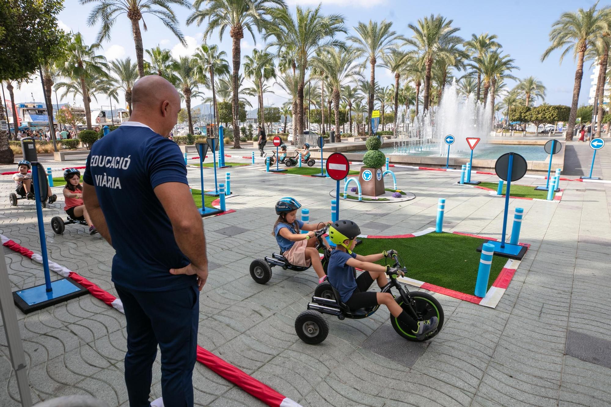 Circuito de seguridad vial en el Passeig de ses Fonts