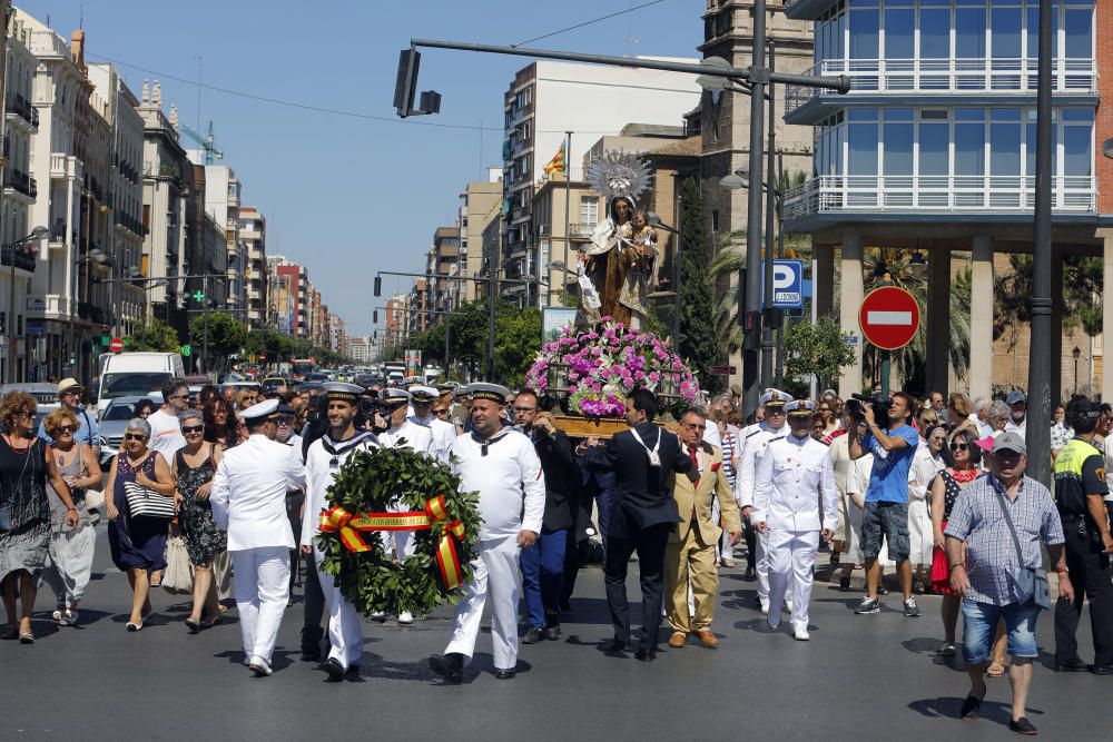 Celebración de la Virgen del Carmen en València